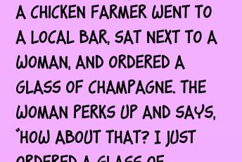 A Chicken Farmer Went To Local Bar