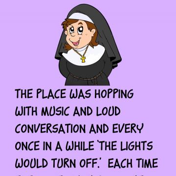 A Nun Goes To The Restroom At Hooters