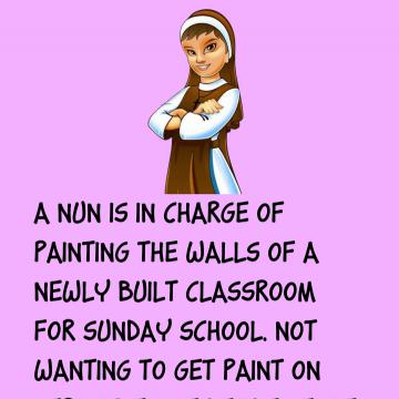 A Nun Is In Charge Of Painting