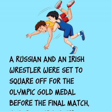 A Russian And An Irish Wrestler Square Off