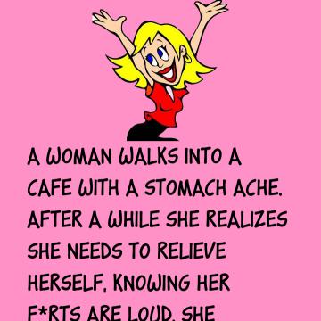 A Woman Walks Into A Cafe