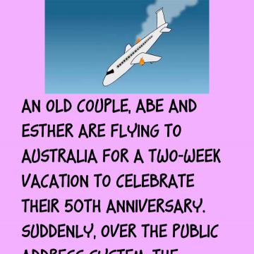 Abe And Esther Are Flying To Australia