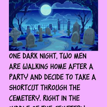 Cemetery During Midnight