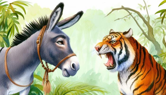 Donkey And Tiger