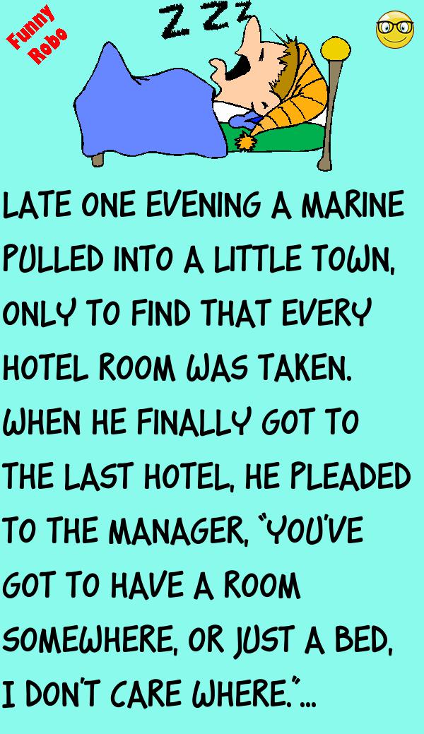 MARINE SHARES A ROOM WITH A HEAVY SNORER FunnyRobo