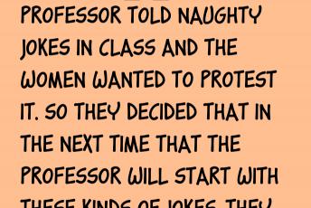 Professor Told Naughty Jokes In Class