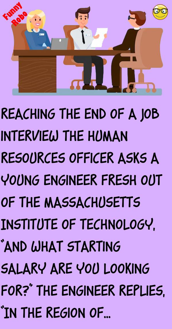 REACHING THE END OF A JOB INTERVIEW FunnyRobo