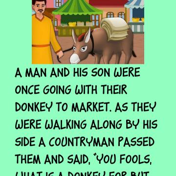 The Boy, The Man And The Donkey