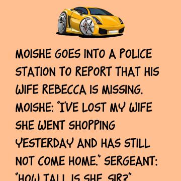 The Man Was Distraught That His Wife Was Missing