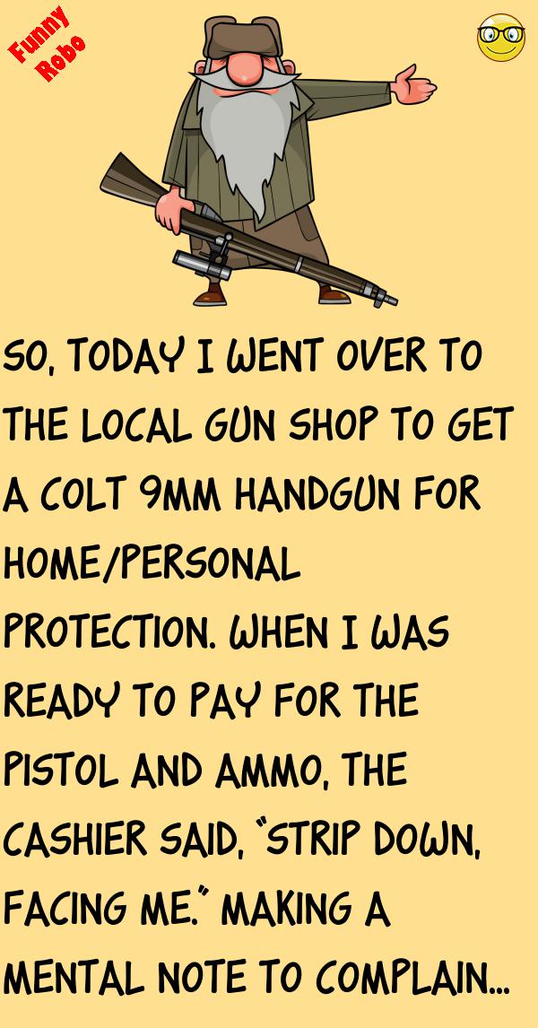 THE OLD MAN WENT TO BUY A GUN, BUT NEVER EXPECTED THIS TO HAPPEN FunnyRobo