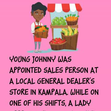 Young Johnny Was Appointed Sales Person